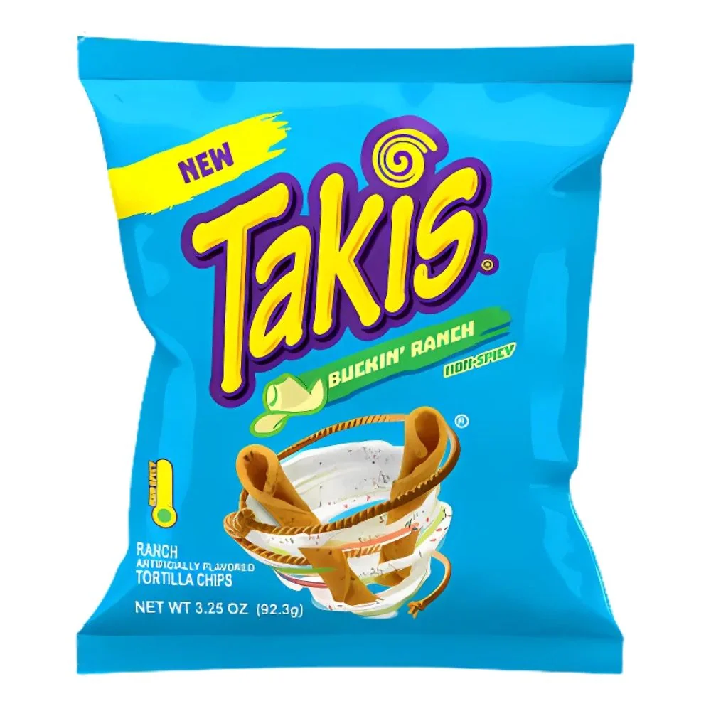 Takis Buckin' Ranch, tortilje od kukuruza s okusom ranch umaka od 92g
