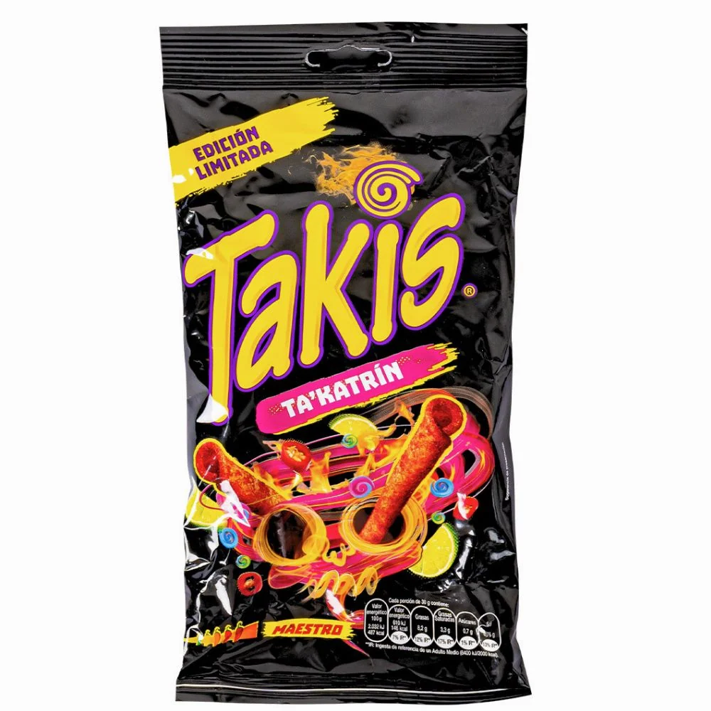 Takis Ta'Katrin, kovrče od tortilje ekstra ljute 90g | OGRANIČENO IZDANJE