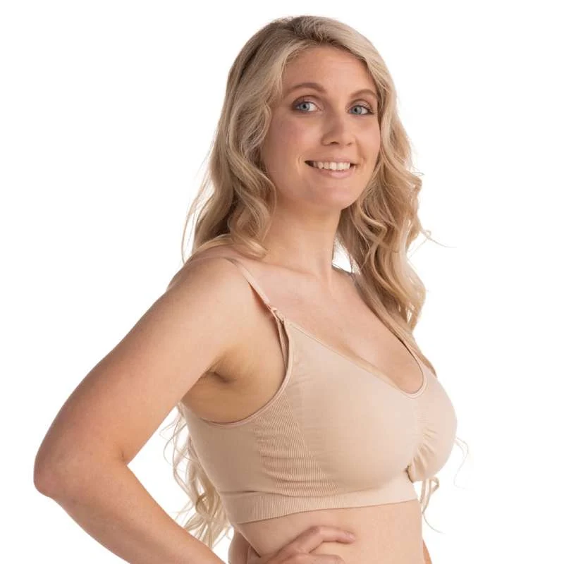 Carriwell New Mum Carri-Gel Amme-bh sømløs - honey
