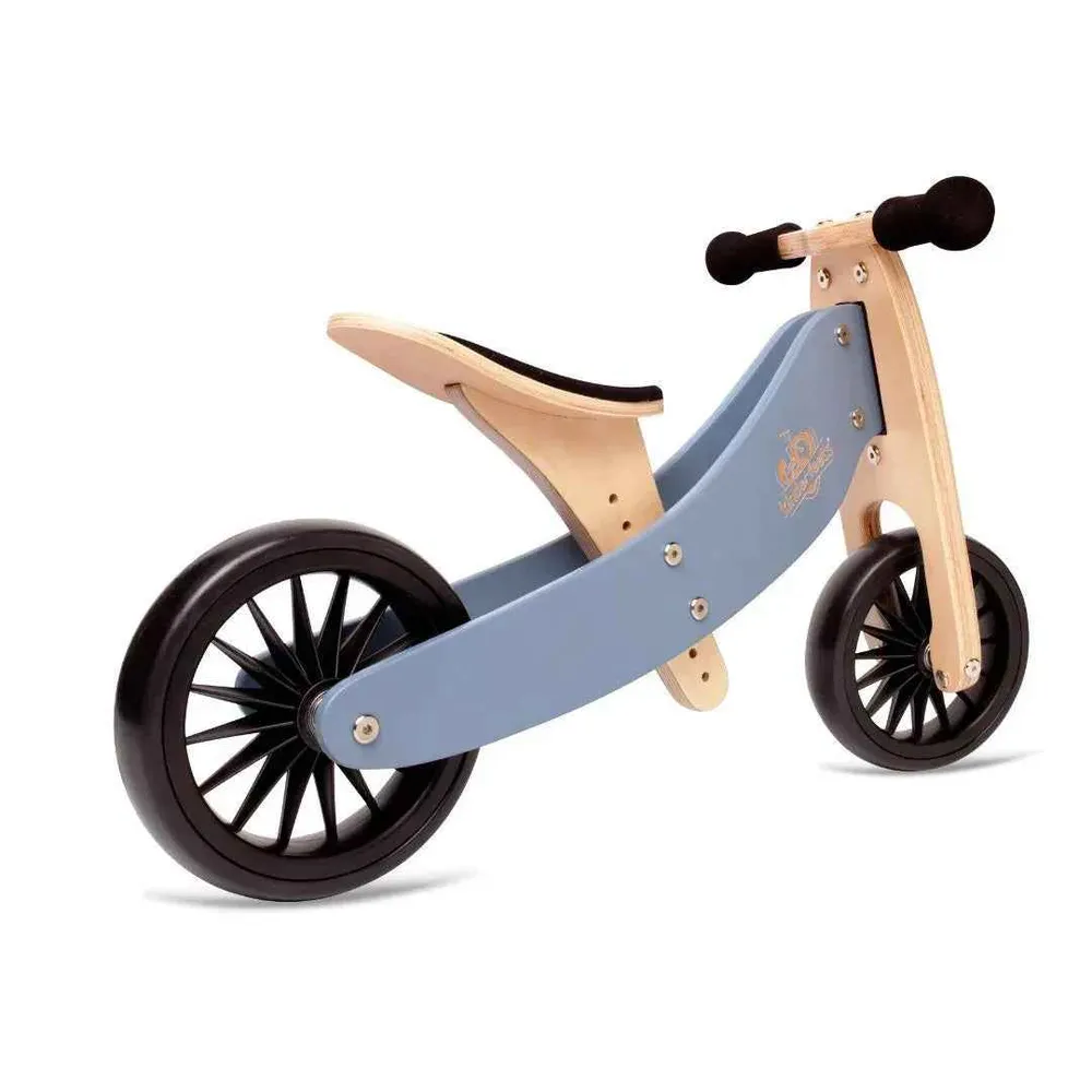 Kinderfeets® 2u1 Tricikl i bicikl bez pedala Tiny Tot Plus Slate Blue