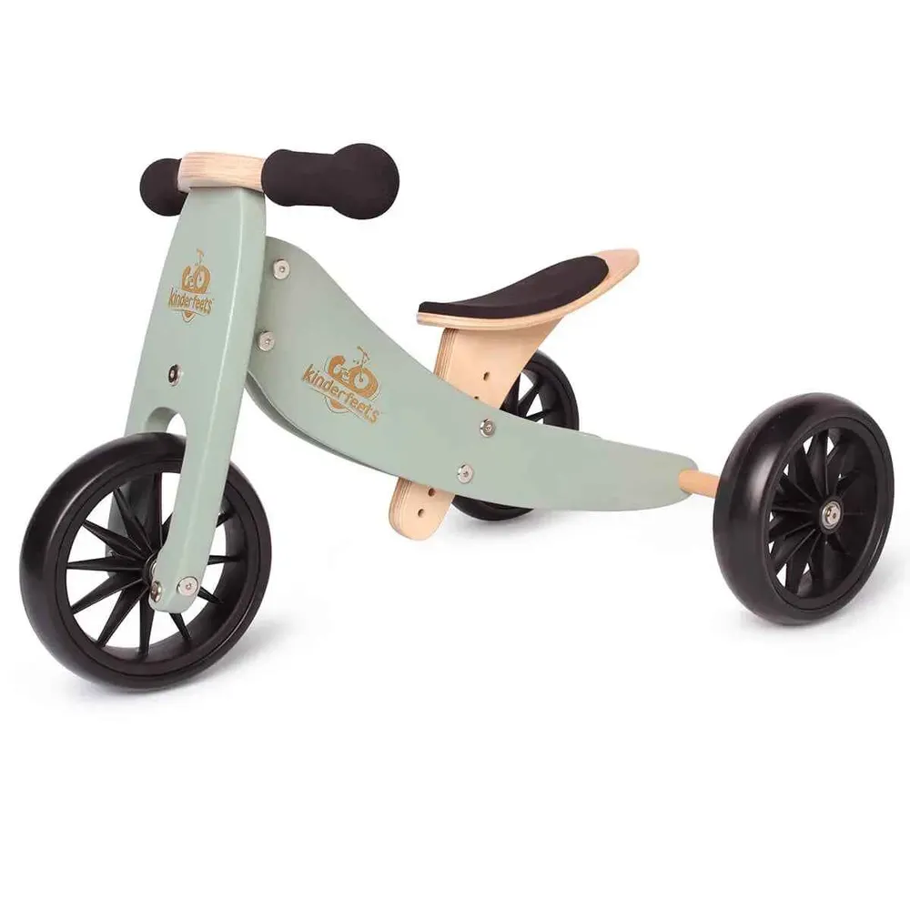 Kinderfeets® 2u1 Tricikl i bicikl bez pedala Tiny Tot Sage