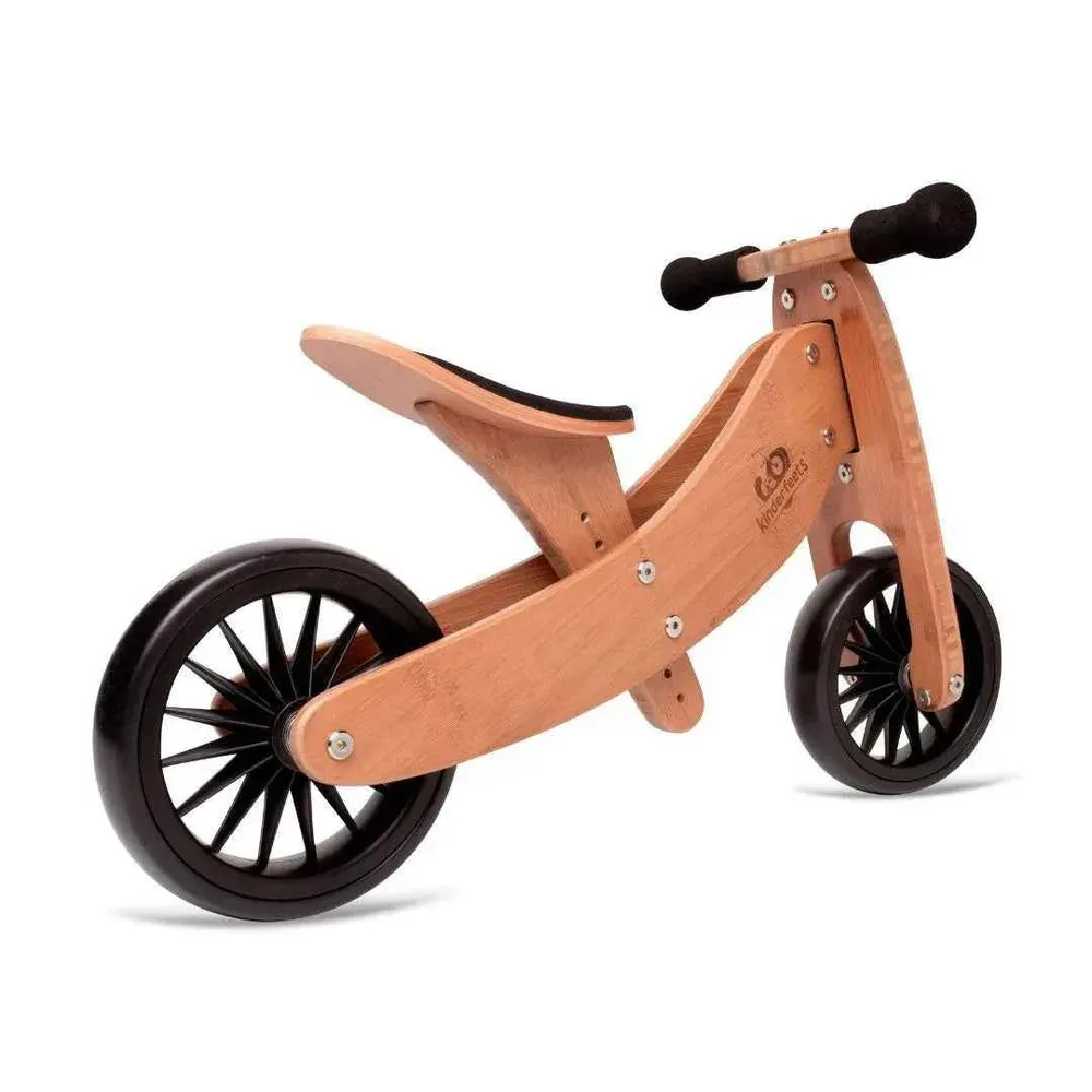 Kinderfeets® 2u1 Tricikl i bicikl bez pedala Tiny Tot Plus Bamboo