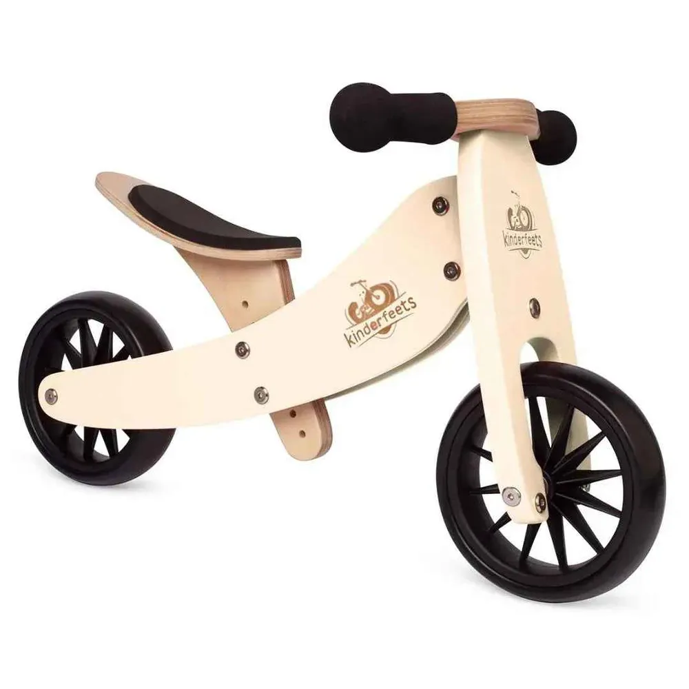 Kinderfeets® 2u1 Tricikl i bicikl bez pedala Tiny Tot Cream