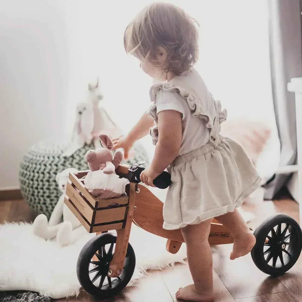 Kinderfeets® 2 u 1 Tricikl i bicikl bez pedala Tiny Tot Bamboo