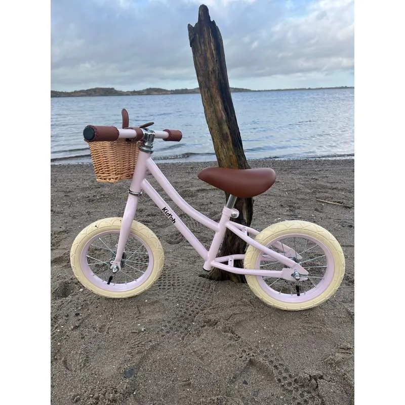 Kid'oh Løbecikla s. biciklističkom košarom - Pale Rose