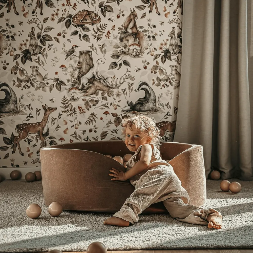 Veliki Bazen s Lopticama za Dijete - Ecru | Velvet
