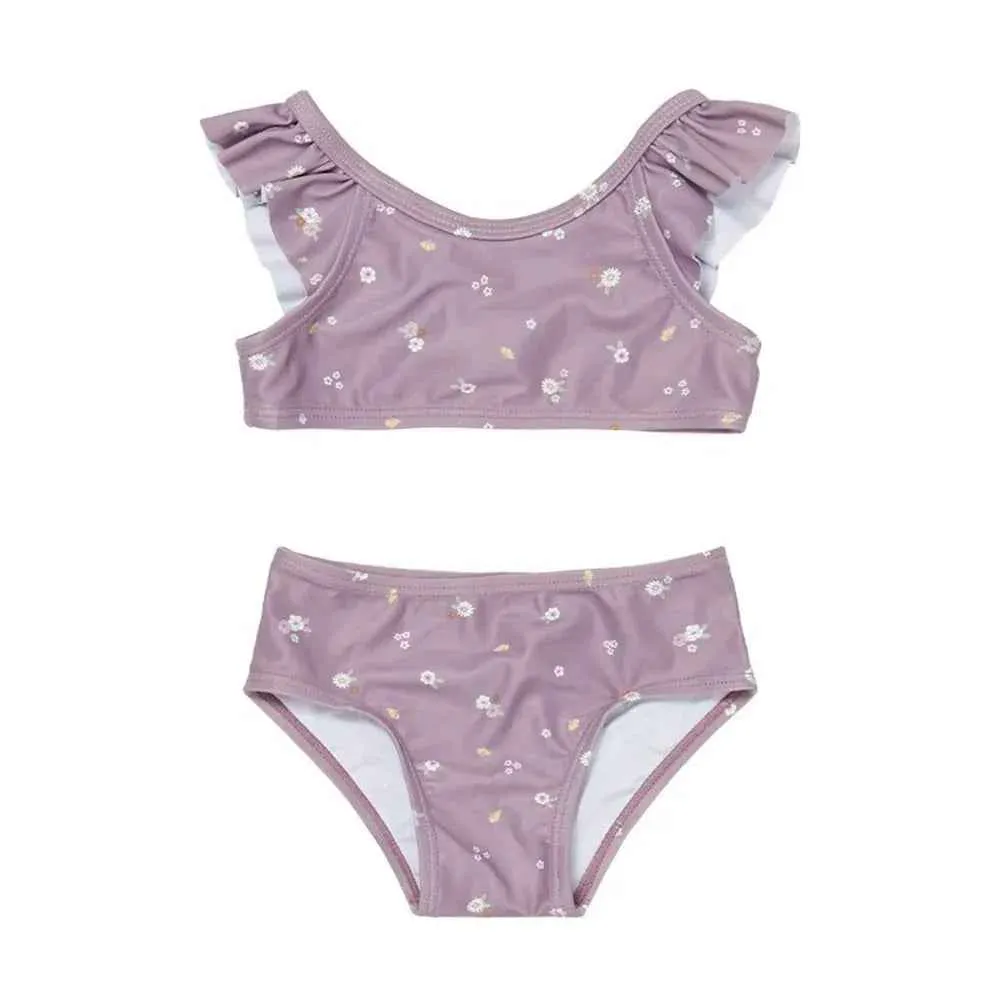 Little Dutch® Dvodijelni dječji kupaći kostimi Mauve Blossom