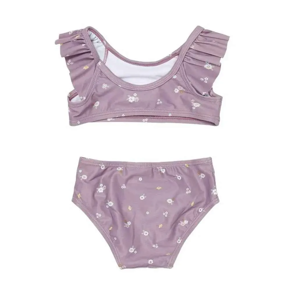 Little Dutch® Dvodijelni dječji kupaći kostimi Mauve Blossom