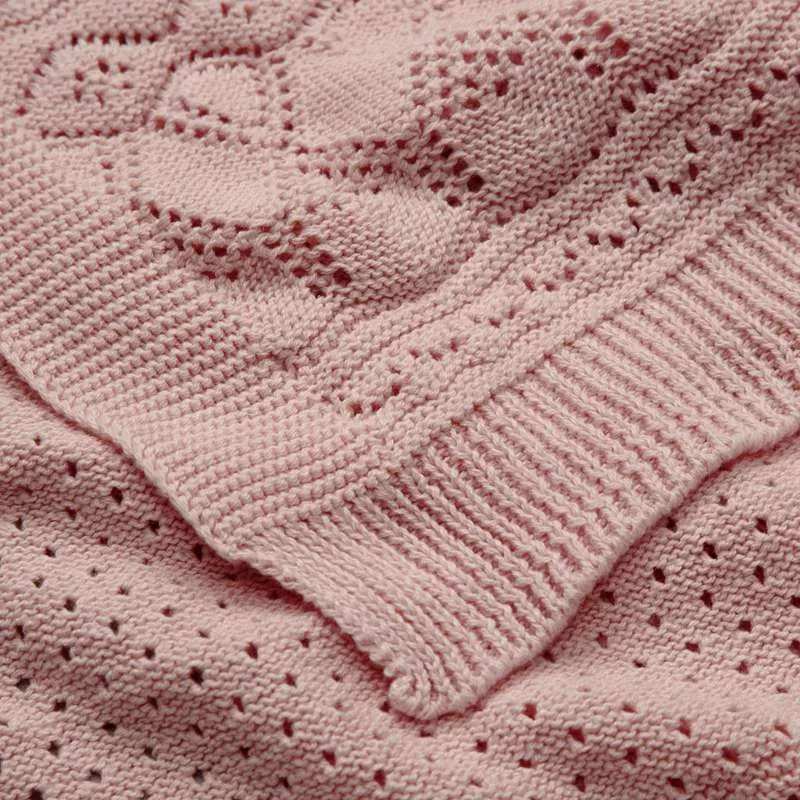 Cam Cam Copenhagen Pointelle pletena kapa - Beba - GOTS - Sorbet