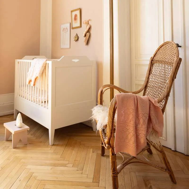 Cam Cam Copenhagen Pointelle pletena kapa - Beba - GOTS - Sorbet