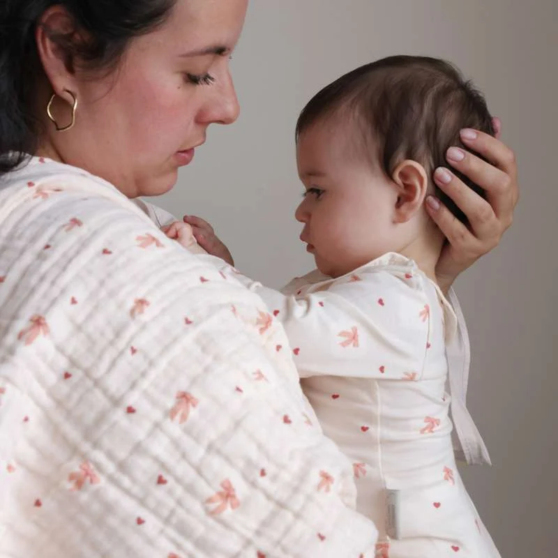 Cam Cam Copenhagen Muslin dječji pokrivač - GOTS - Mašne