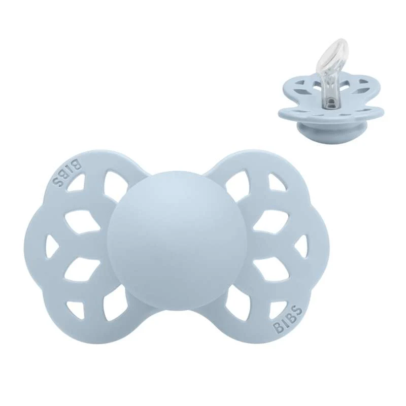 BIBS Anatomsku Infinity Sut - vel. 1 - Silikon - Baby Blue