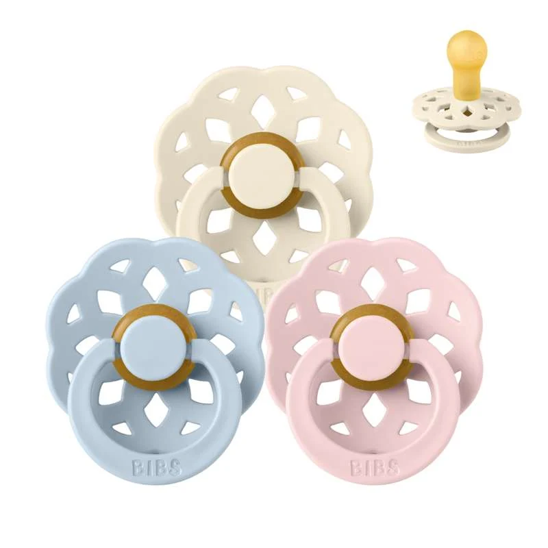 BIBS Okrugla Boho Duda - bundle - 3 kom. - vel. 1 - Kolekcija za baby shower
