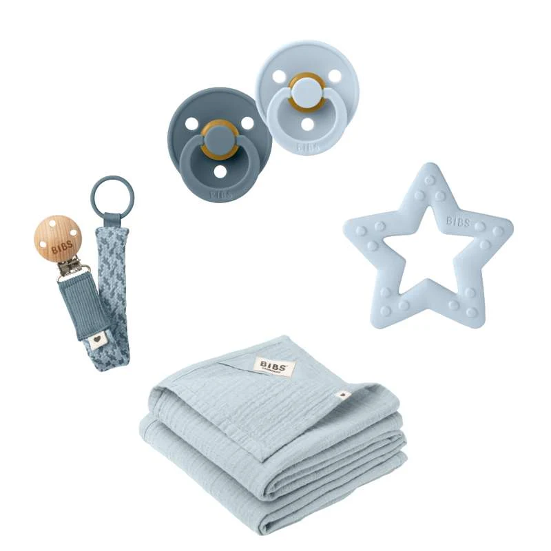 BIBS Paket - Br. 3 - Baby Plava/Petrol