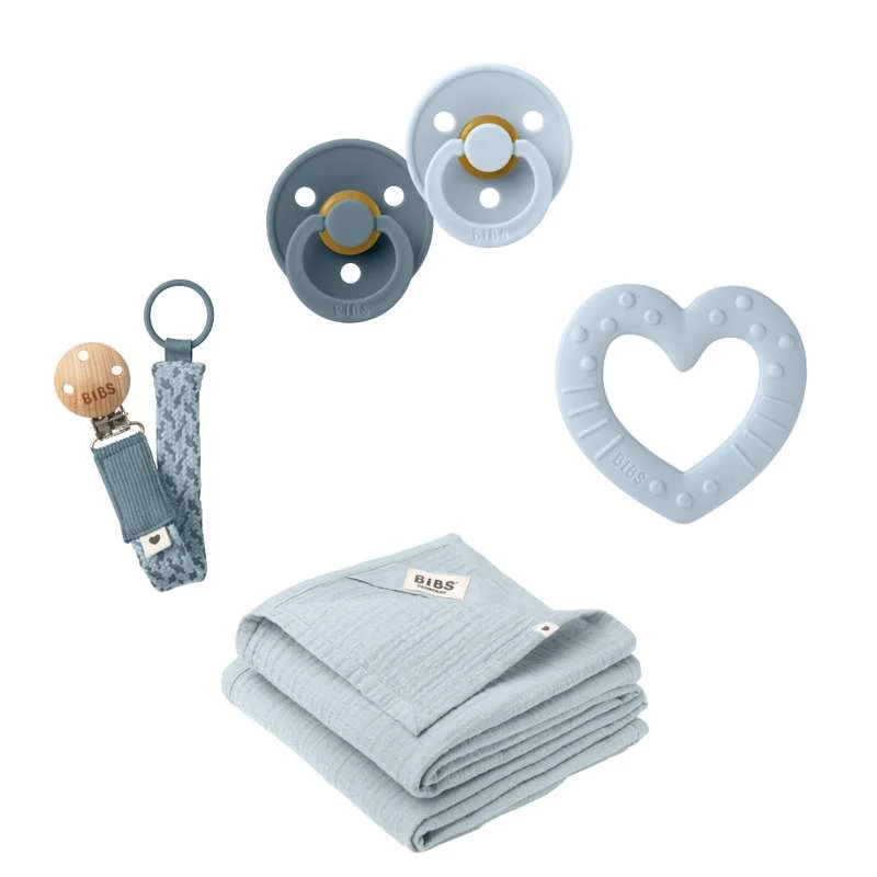 BIBS Paket - No2 - Baby plava/Petrol