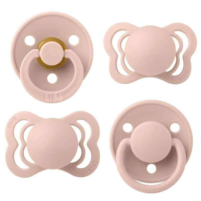 BIBS Try-It kolekcija - 4 različite dude - vel. 1 - Blush