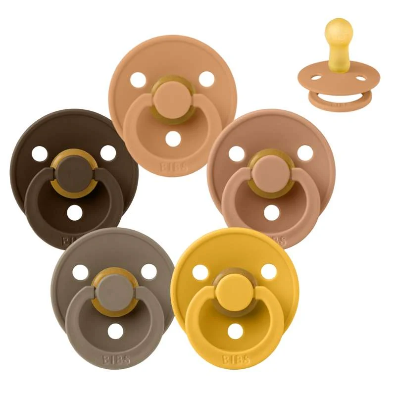 Bibs Okrugla Colour Duda - bundle - 5 kom. - vel. 2 - Medvjed