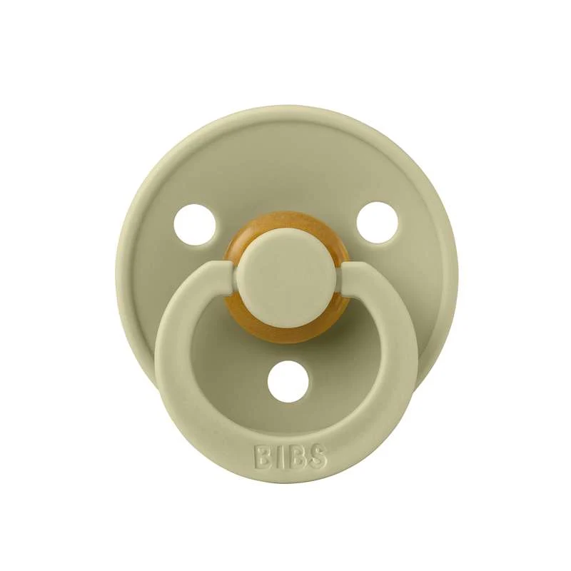 Bibs Okrugla Colour Duda - vel. 1 - prirodni kaučuk - Khaki