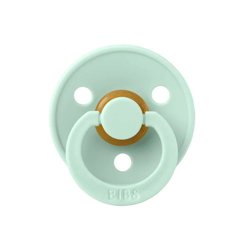 Bibs Okrugla Colour Duda - vel. 1 - prirodni kaučuk - Nordijski Mint