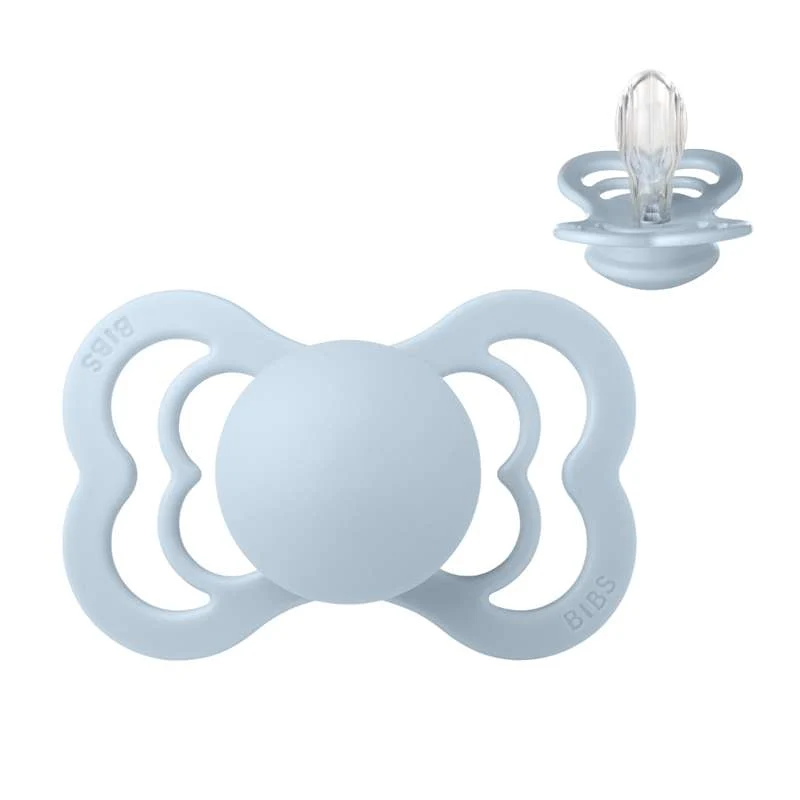 Bibs Supreme Duda - vel. 2 - Silikon - Baby plava