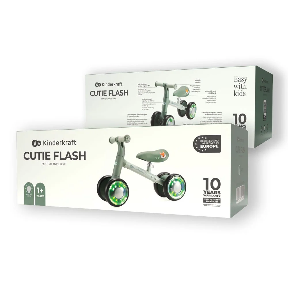 Kinderkraft Bicikl Cutie Flash, Green