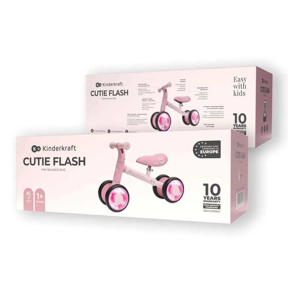 Kinderkraft Bicikl Cutie Flash, Pink