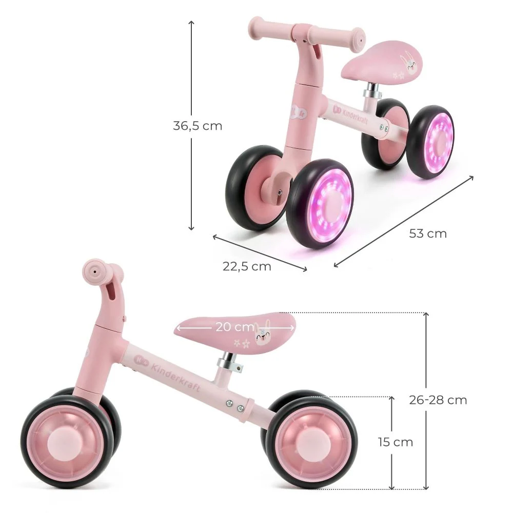 Kinderkraft Bicikl Cutie Flash, Pink