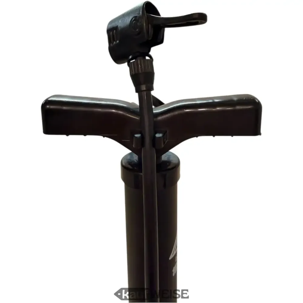 LeiPoS Mini-stojalo za biciklističku pumpu Crna | Prenosiva & Teleskopska (33-52 cm) | Uključuje 3 adaptera | Kompaktna pu...