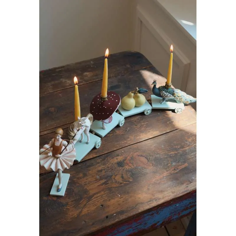 Konges Sløjd Rođendanska kolica - uključujući svijeće - Baletka Candle Holder