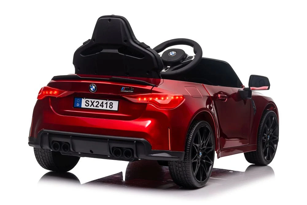 Licencirani auto na akumulator BMW M4 – crveni/lakirani