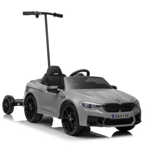 Licencirani auto na akumulator BMW M5 + platofrma za roditelje - sivi