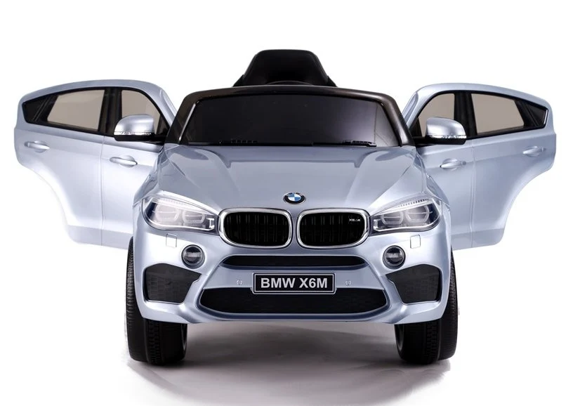 Licencirani auto na akumulator BMW X6 - sivi/lakirani