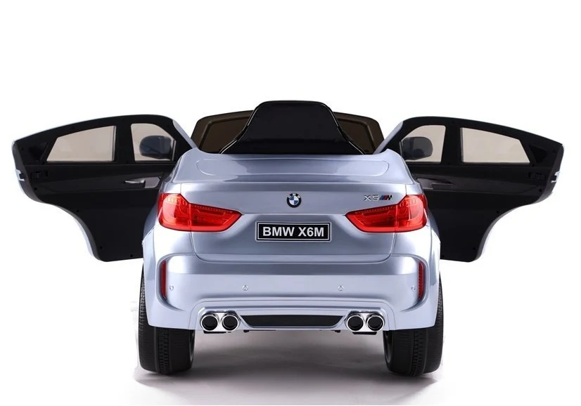 Licencirani auto na akumulator BMW X6 - sivi/lakirani