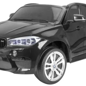 Licencirani auto na akumulator BMW X6M XXL - dvosjed - crni/lakirani