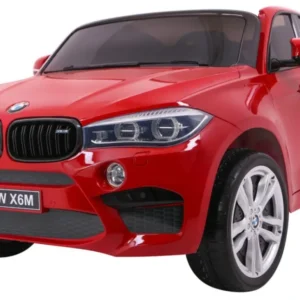 Licencirani auto na akumulator BMW X6M XXL - DVOSJED - crveni/lakirani
