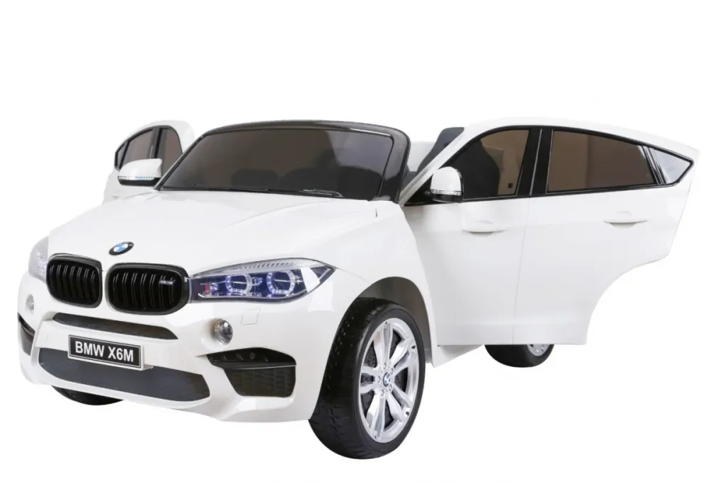 Licencirani auto na akumulator BMW X6M XXL - DVOSJED - bijeli