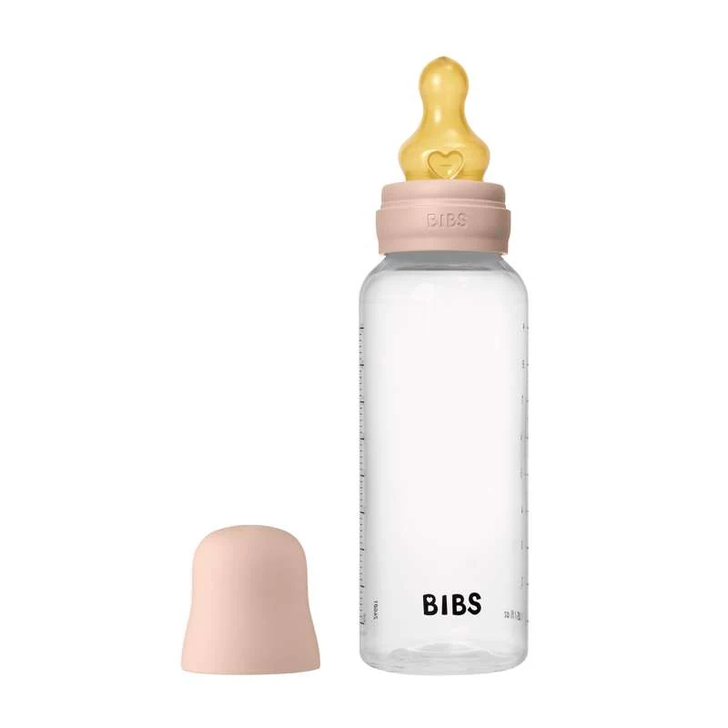 BIBS Boca - Set za dude - Plastika - Lateks / Srednji protok / Okrugla - 270 ml. - Blush