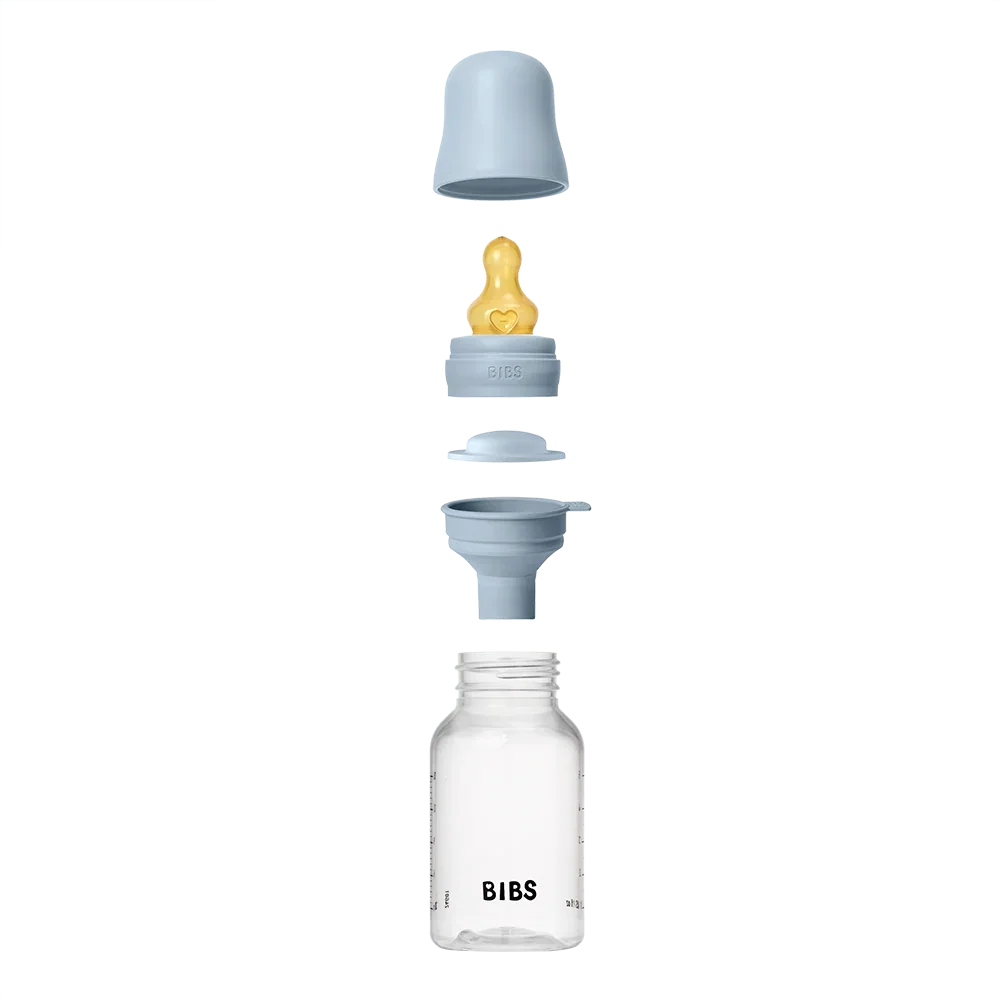BPA-Free PP set bočica za bebe 150 ml lateks - Baby Blue