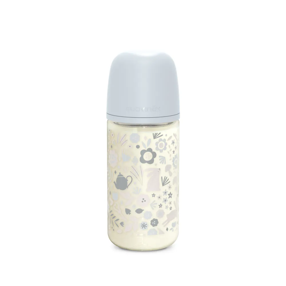 Suavinex Premium SX Pro staklena bočica 240 ml 3+ protiv kolika – plava