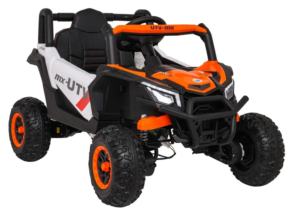Buggy na akumulator Madman UTV-MX 4x4 - bijelo/narančasti