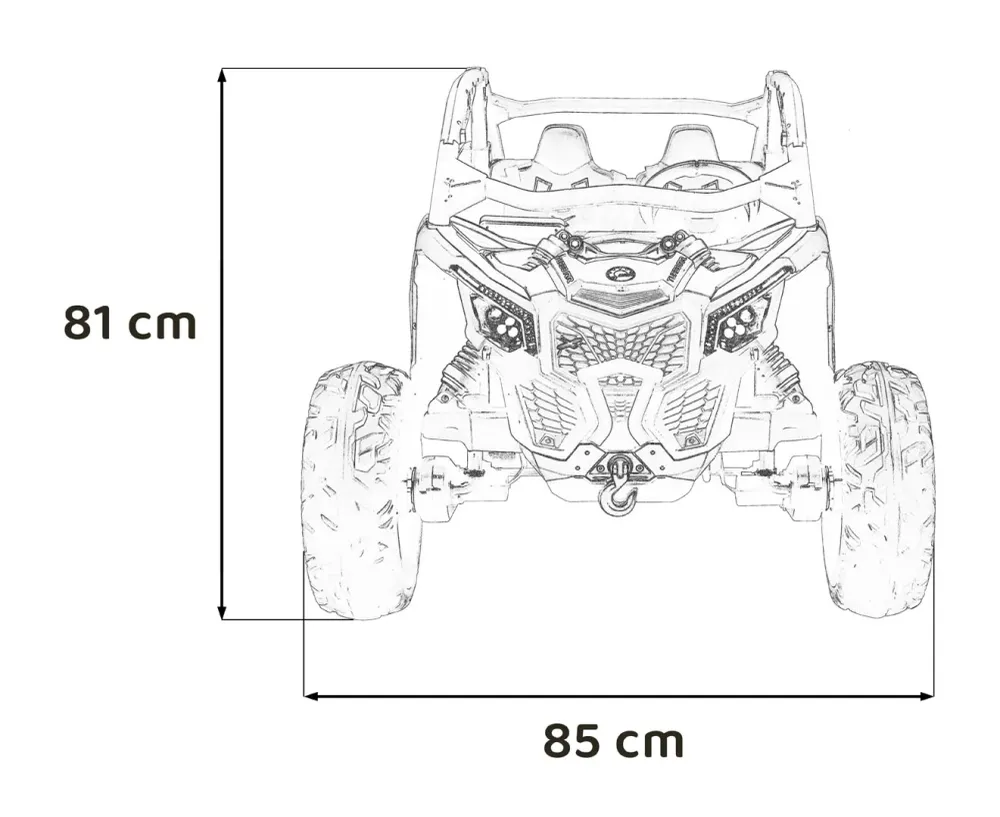 Buggy na akumulator Maverick Turbo RR 4x4 - DVOSJED - sivo/plavi
