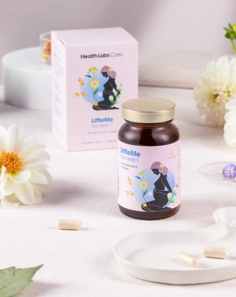 Dodatak koji podržava pravilan razvoj trudnoće LittleMe Trimester 1 Health Labs Care 60 kapsula