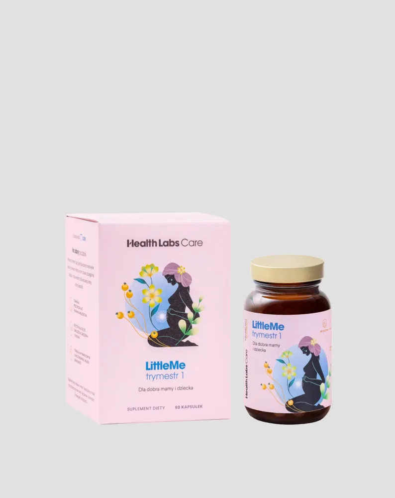 Dodatak koji podržava pravilan razvoj trudnoće LittleMe Trimester 1 Health Labs Care 60 kapsula