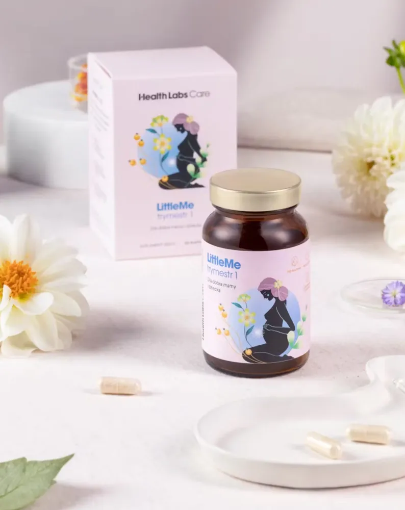 Dodatak koji podržava pravilan razvoj trudnoće LittleMe Trimester 1 Health Labs Care 60 kapsula