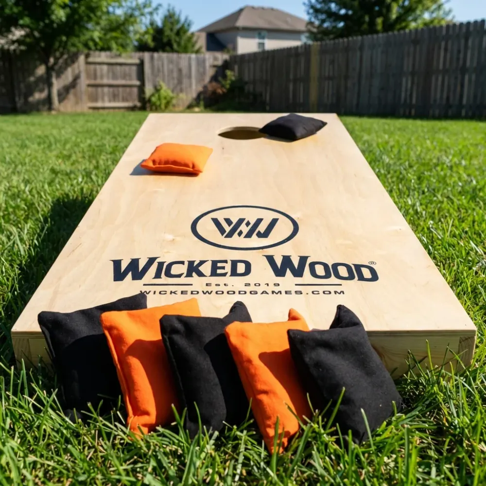 Cornhole početni komplet - 120x60 - 1x ploč / 2x4 vreće