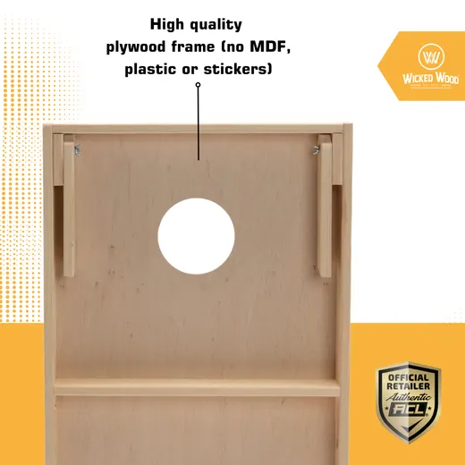 Cornhole početni komplet - 120x60 - 1x ploč / 2x4 vreće