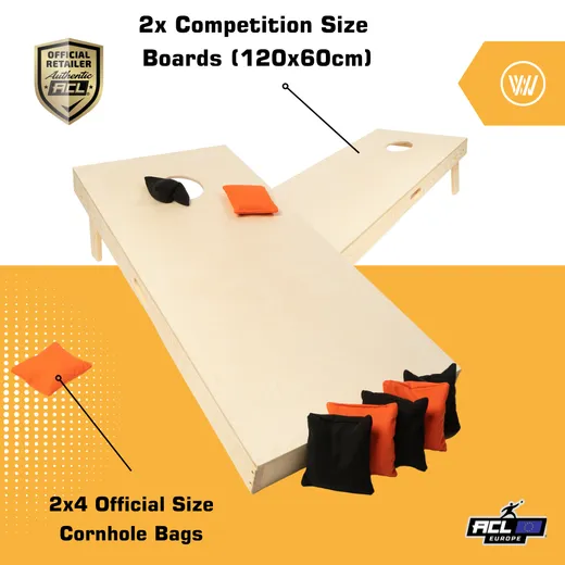 Cornhole Set 120x60 - Prazan - Wicked Wood Games