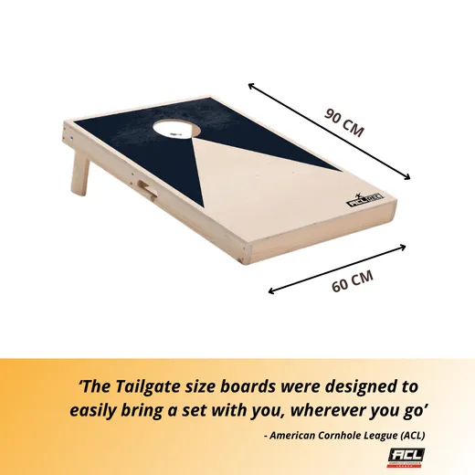 Cornhole Set - 90x60 - Black