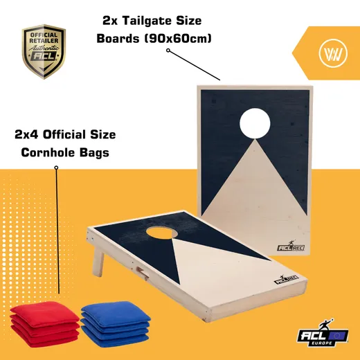 Cornhole Set - 90x60 - Black