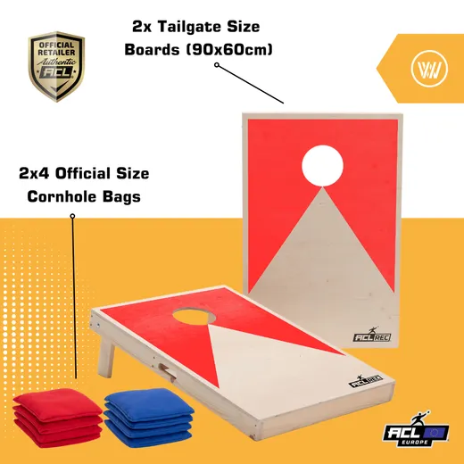 Cornhole Set - 90x60 - Red